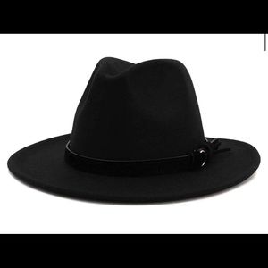 Black Fedora hat !